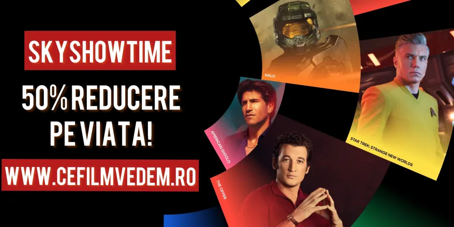 Skyshowtime: Abonamente cu reducere 50% pe viata pentru abonari pana pe 11 Aprilie 2023!