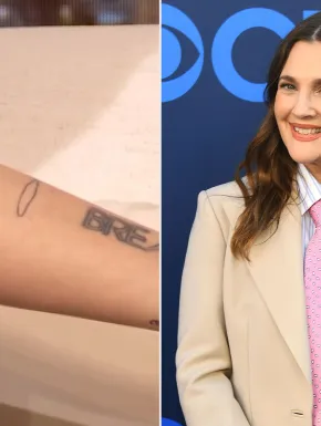 Noile tatuaje ale lui Drew Barrymore stârnesc curiozitatea fanilor - Ce reprezinta acestea?
